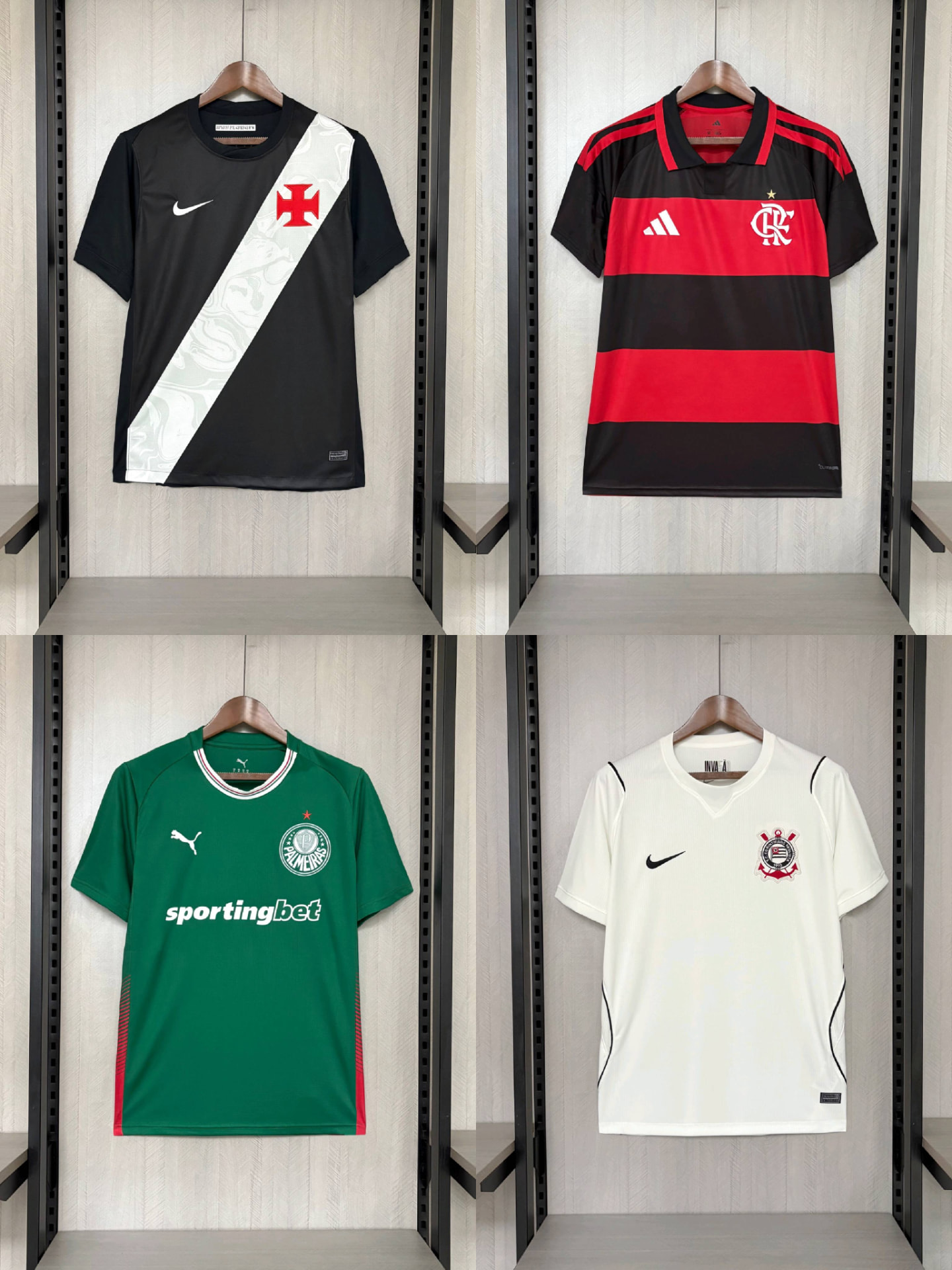 Camisas de clubes brasileiros no atacado
